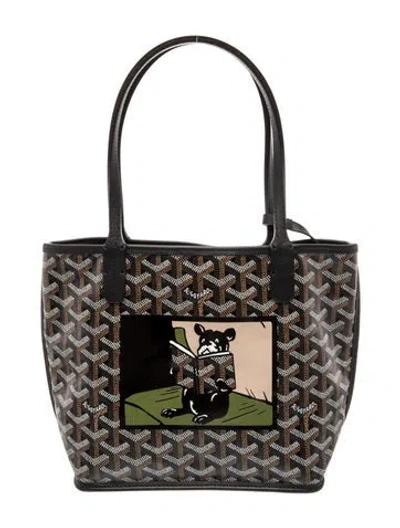 Pre-owned Goyard Ine Anjou Mini In Black