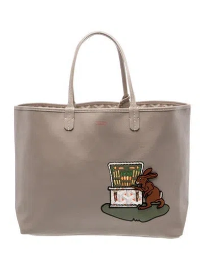 Pre-owned Goyard Ine Anjou Pm In Neutral