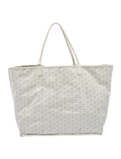 Pre-owned Goyard Ine Anjou Pm In White