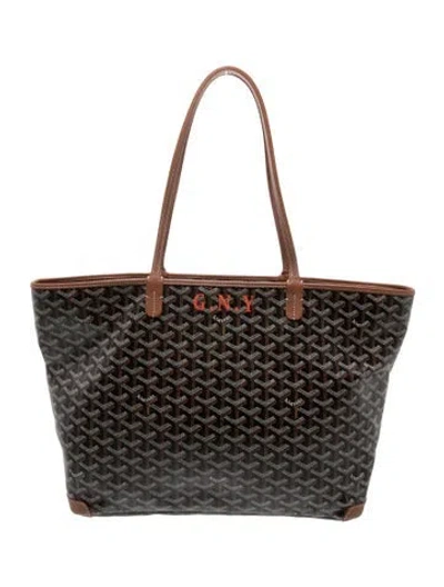 Pre-owned Goyard Ine Artois Gm In Black