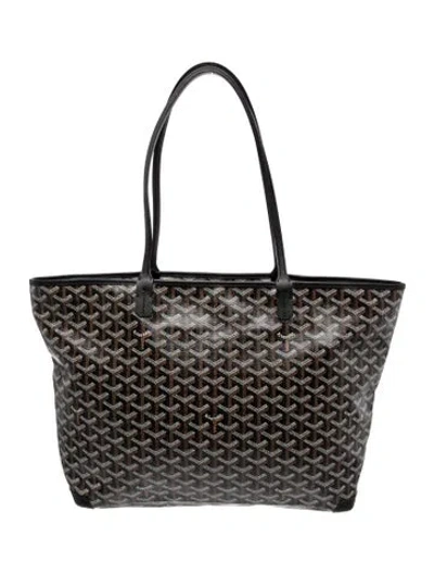 Pre-owned Goyard Ine Artois Mm In Black