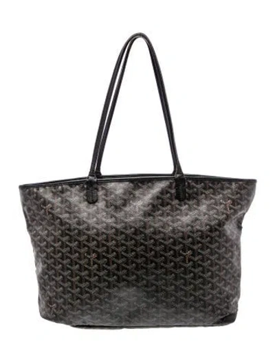 Pre-owned Goyard Ine Artois Mm In Black