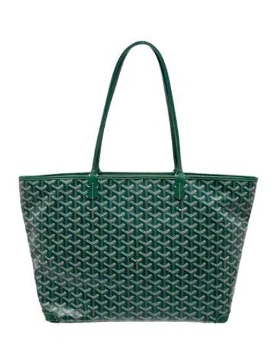 Pre-owned Goyard Ine Artois Mm In Green