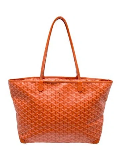 Pre-owned Goyard Ine Artois Mm In Orange