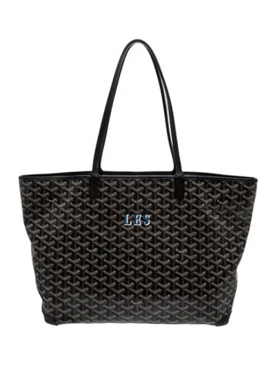 Pre-owned Goyard Ine Artois Pm In Black