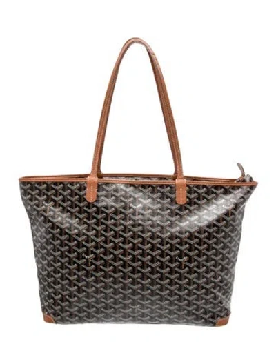 Pre-owned Goyard Ine Artois Pm In Black
