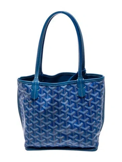 Pre-owned Goyard Ine Artois Pm In Blue