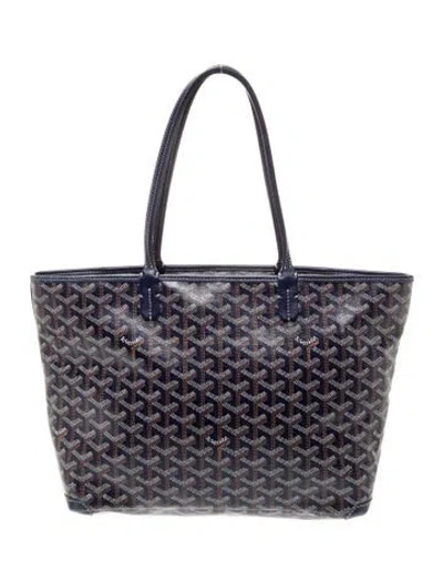Pre-owned Goyard Ine Artois Pm In Blue