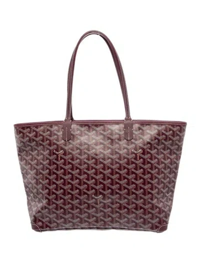 Pre-owned Goyard Ine Artois Pm W/ Tags In Burgundy