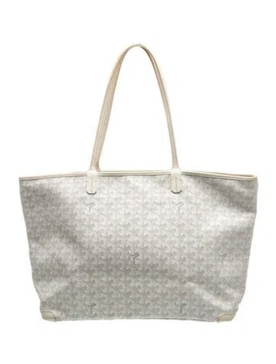 Pre-owned Goyard Ine Artois Pm In White