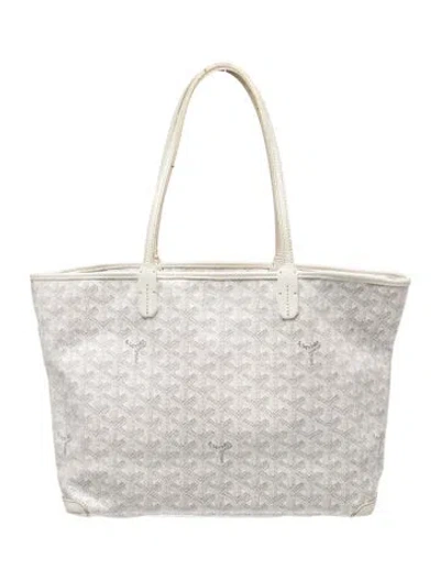 Pre-owned Goyard Ine Artois Pm In White