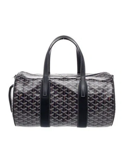 Pre-owned Goyard Ine Barrel 40 Sports Bag 2025 In Blue