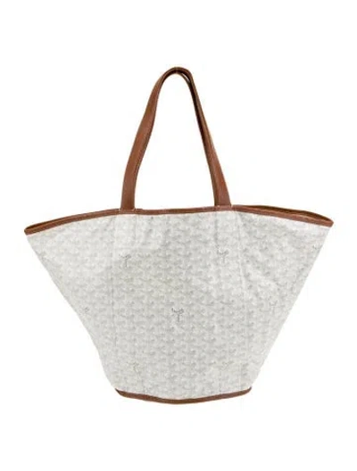 Pre-owned Goyard Ine Belharra In Neutral