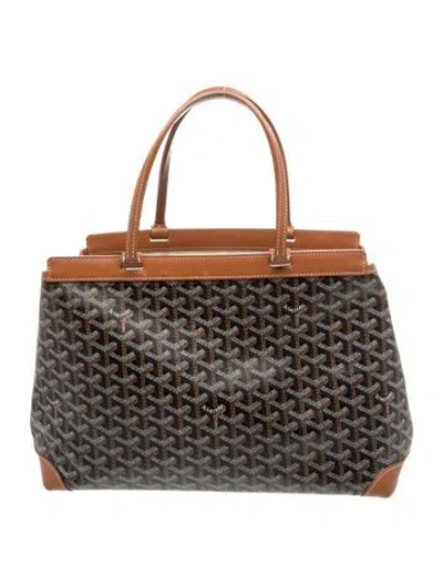 Pre-owned Goyard Ine Bellechasse Pm In Black