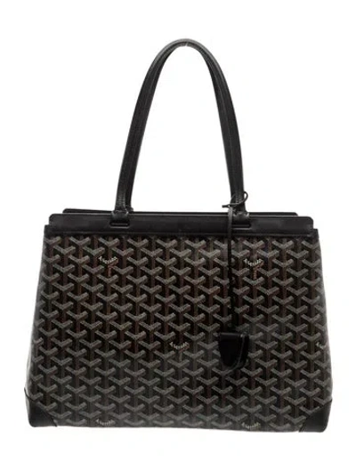 Pre-owned Goyard Ine Bellechasse Pm In Black