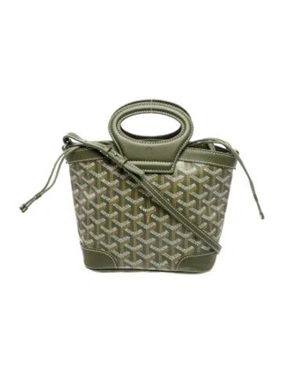 Pre-owned Goyard Ine Beluga Mini 2024 In Green