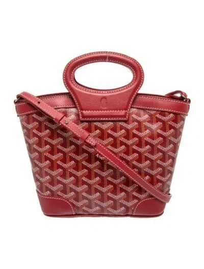 Pre-owned Goyard Ine Beluga Mini 2025 In Red