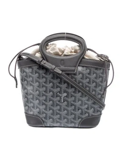Pre-owned Goyard Ine Beluga Mini In Gray