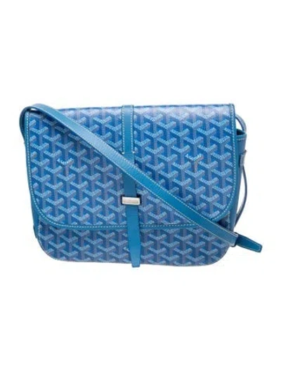 Pre-owned Goyard Ine Belvedere Ii Medium In Blue