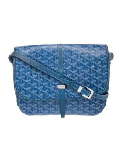 Pre-owned Goyard Ine Belvedere Ii Mm In Blue