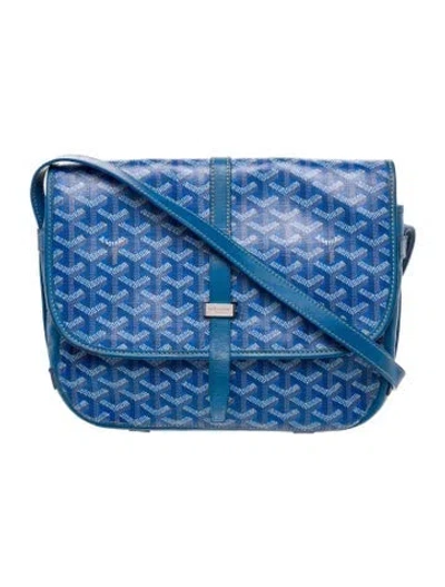 Pre-owned Goyard Ine Belvedere Ii Pm In Blue
