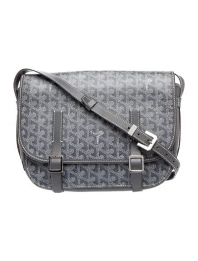 Pre-owned Goyard Ine Belvedere Mm In Gray