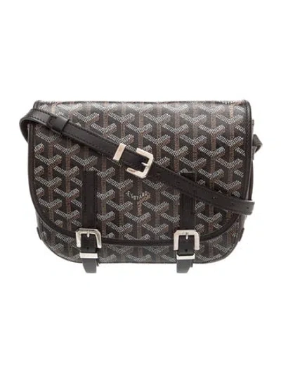 Pre-owned Goyard Ine Belvedere Pm In Black