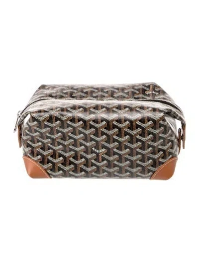 Pre-owned Goyard Ine Boeing 25 In Black