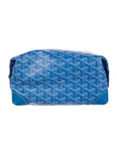 Pre-owned Goyard Ine Boeing 25 In Blue