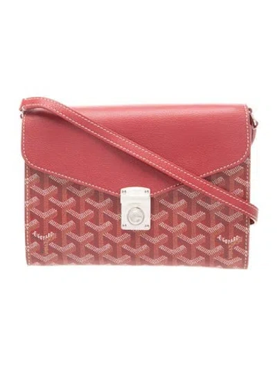 Pre-owned Goyard Ine Chypre Wallet Pouch 2024 In Red