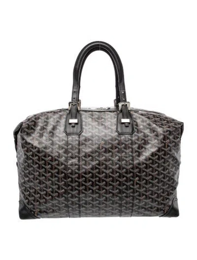 Pre-owned Goyard Ine Croisière 35 Vintage In Black