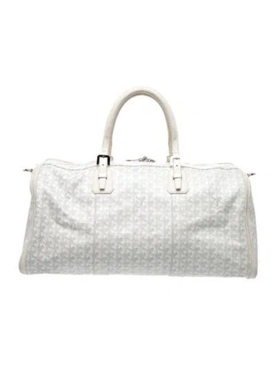 Pre-owned Goyard Ine Croisière 50 In White