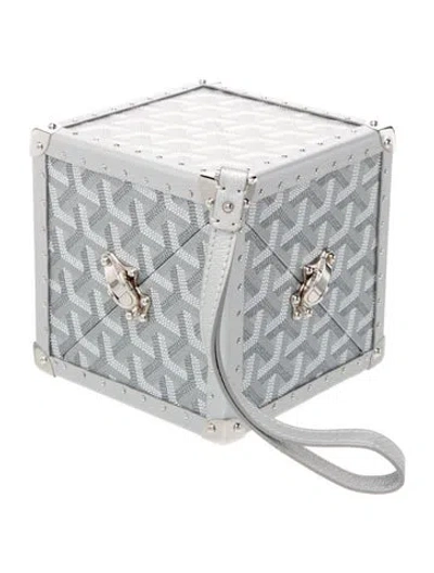 Pre-owned Goyard Ine Dé Trunk 2023 In Silver