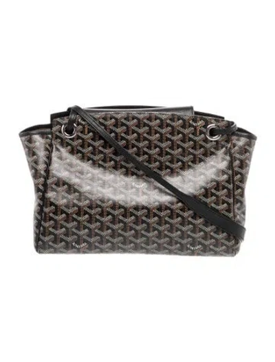 Pre-owned Goyard Ine Ine Rouette Mm In Black