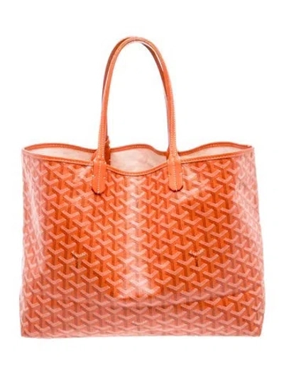 Pre-owned Goyard Ine Ine Saint Louis Pm In Orange