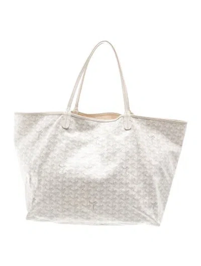 Pre-owned Goyard Ine Ine Saint Louis Pm In White