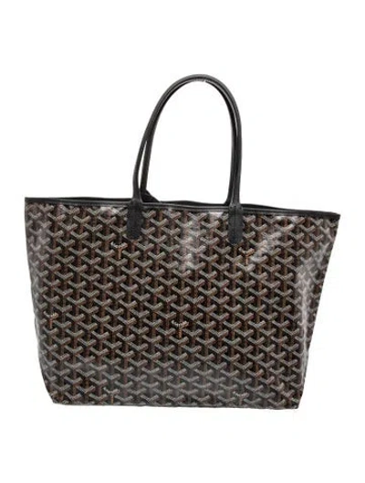 Pre-owned Goyard Ine Ine St. Louis Pm In Black