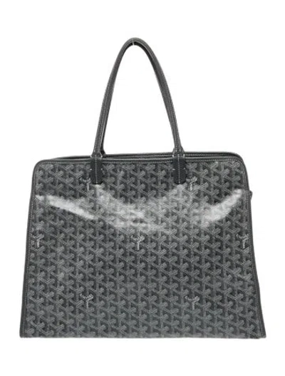 Pre-owned Goyard Ine Hardy Pm In Gray