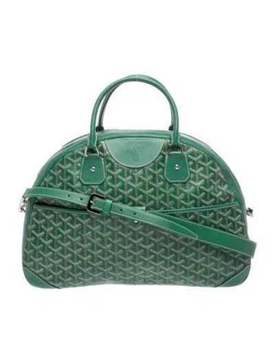 Pre-owned Goyard Ine Jeanne Gm In Green