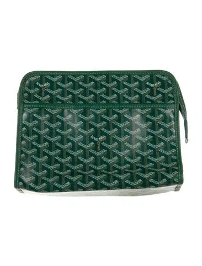 Pre-owned Goyard Ine Jouvence Mm In Green