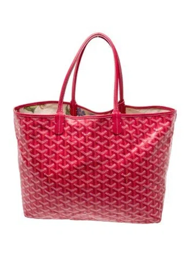Pre-owned Goyard Ine Le Jardin Saint Louis Pm 2024 In Red