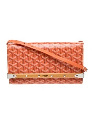 Pre-owned Goyard Ine Monte Carlo Bois 2024 In Orange