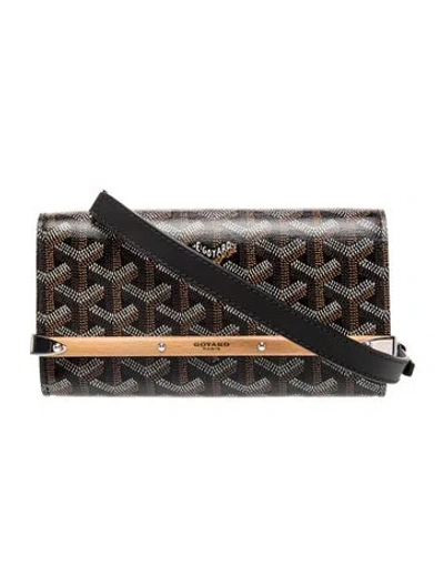 Pre-owned Goyard Ine Monte Carlo Bois Mini 2024 W/ Tags In Black