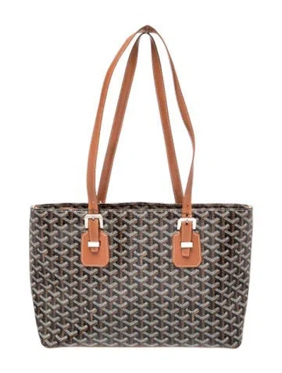 Pre-owned Goyard Ine Okinawa Pm In Brown