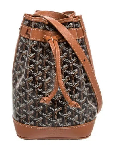 Pre-owned Goyard Ine Petit Flot In Black