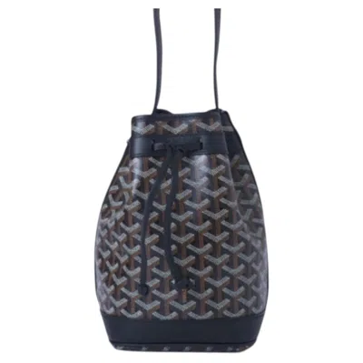 Pre-owned Goyard Ine Petit Flot Bucket Bag Pm - '10s In Black