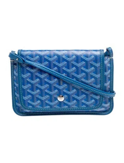 Pre-owned Goyard Ine Plumet In Blue