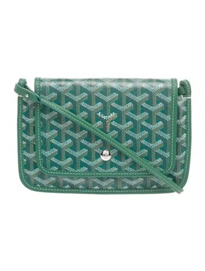 Pre-owned Goyard Ine Plumet In Green