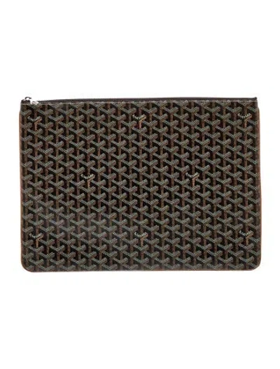 Pre-owned Goyard Ine Portfolio In Black