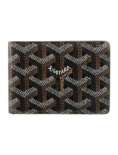 Pre-owned Goyard Ine Printed Wallet In Brown
